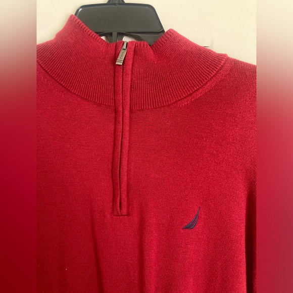 Men’s Nautica 1/4 Zip fleece pullover Sz. XL - Picture 2 of 4